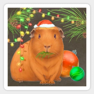 New year guinea pig Magnet